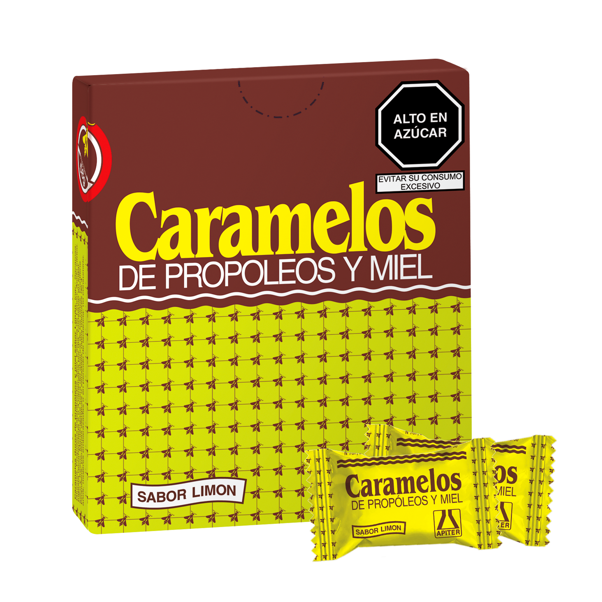 Caramelo Halls Miel Limón (caja Con 12 Unidades)