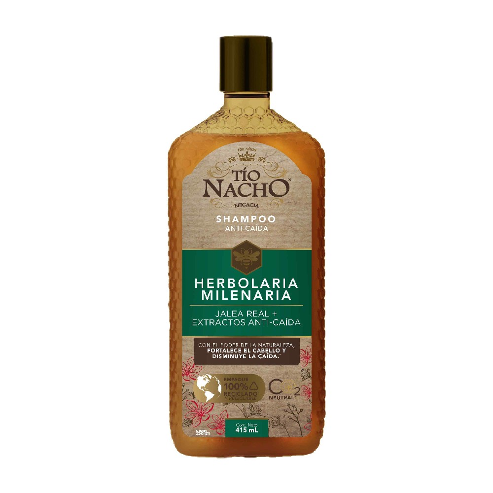 Tio Nacho Shampoo Anti-Caída Herbolaria Milenaria Frasco - 415 ml