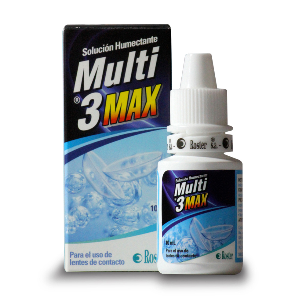 Multi 3 MR Max Solución Humectante - Frasco 10 Ml