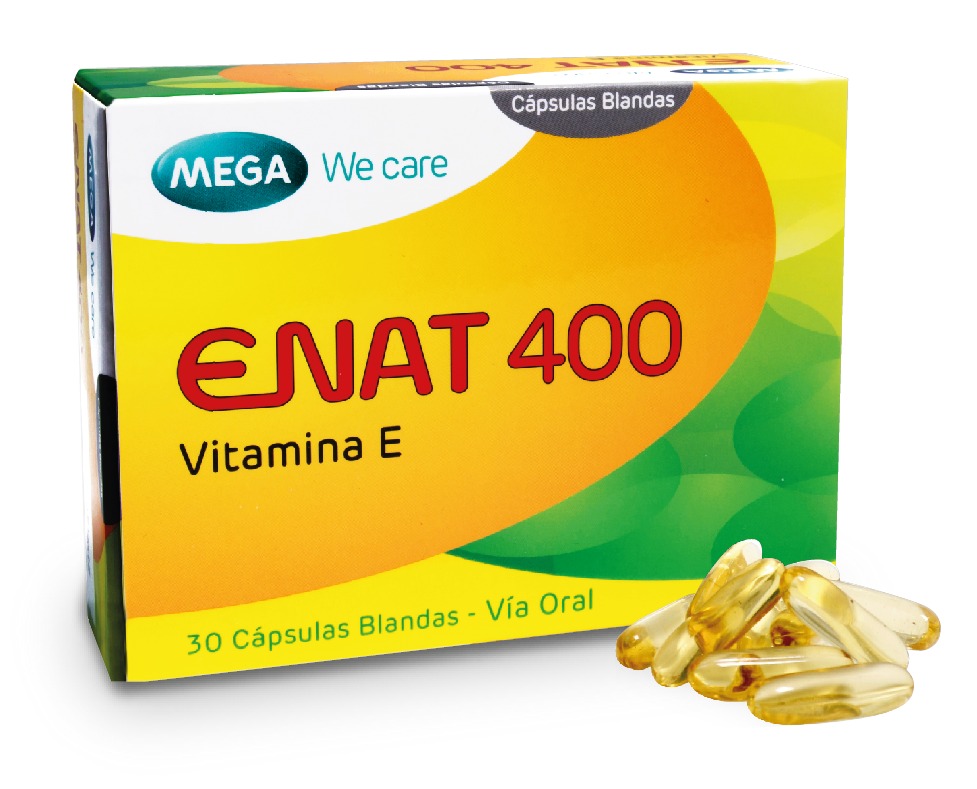 Enat 400 (Vitamina E) X 30 Capsulas Blandas