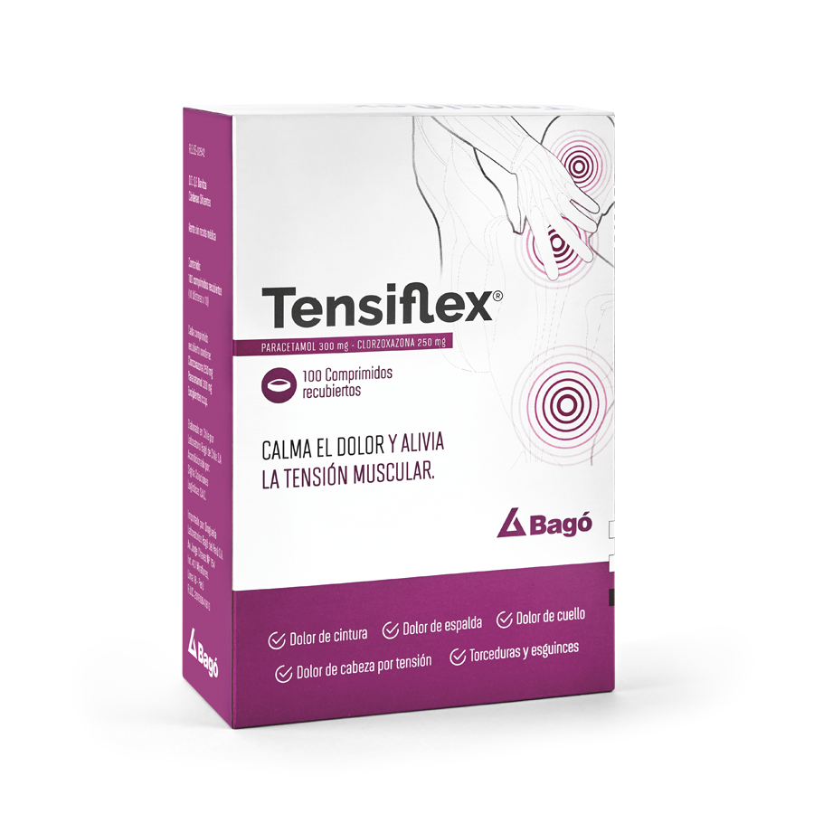 Tensiflex 300-250mg - Caja 100 Comprimidos recubiertos