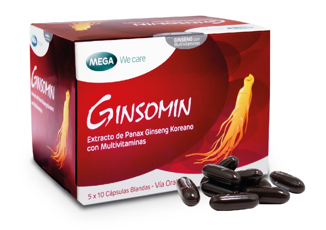 Ginsomin - Caja 50 Cápsulas Blandas