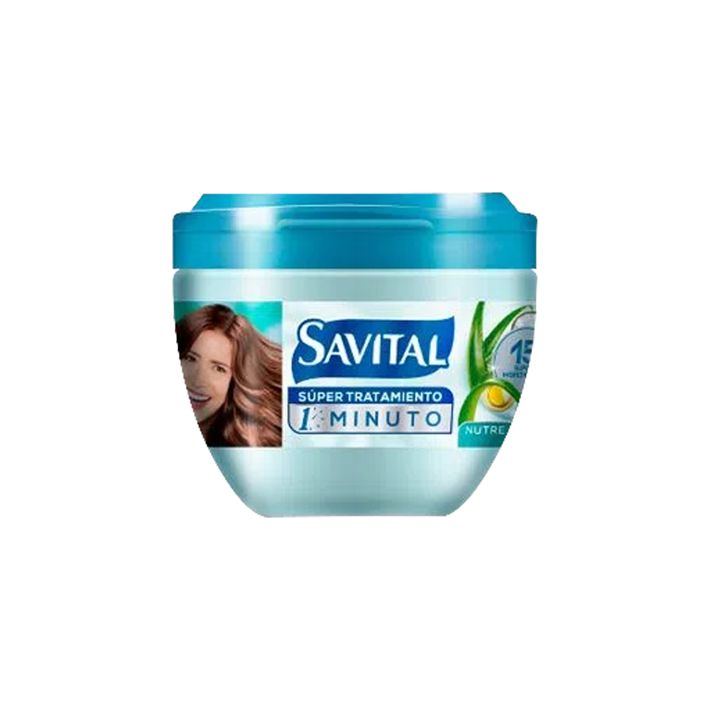Savital Crema para Tratamiento Capilar 1 Minuto Nutrición y Reparación x 180ml