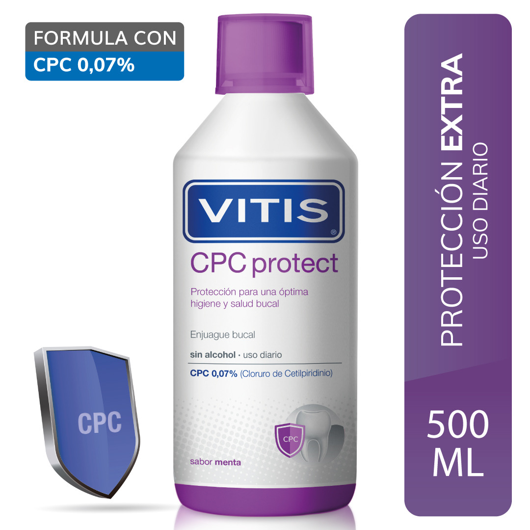 Vitis Cpc Protect Enjuague Bucal X 500Ml