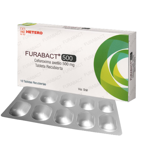 Furabact 500 Mg Tabletas - Caja 10 Tabletas