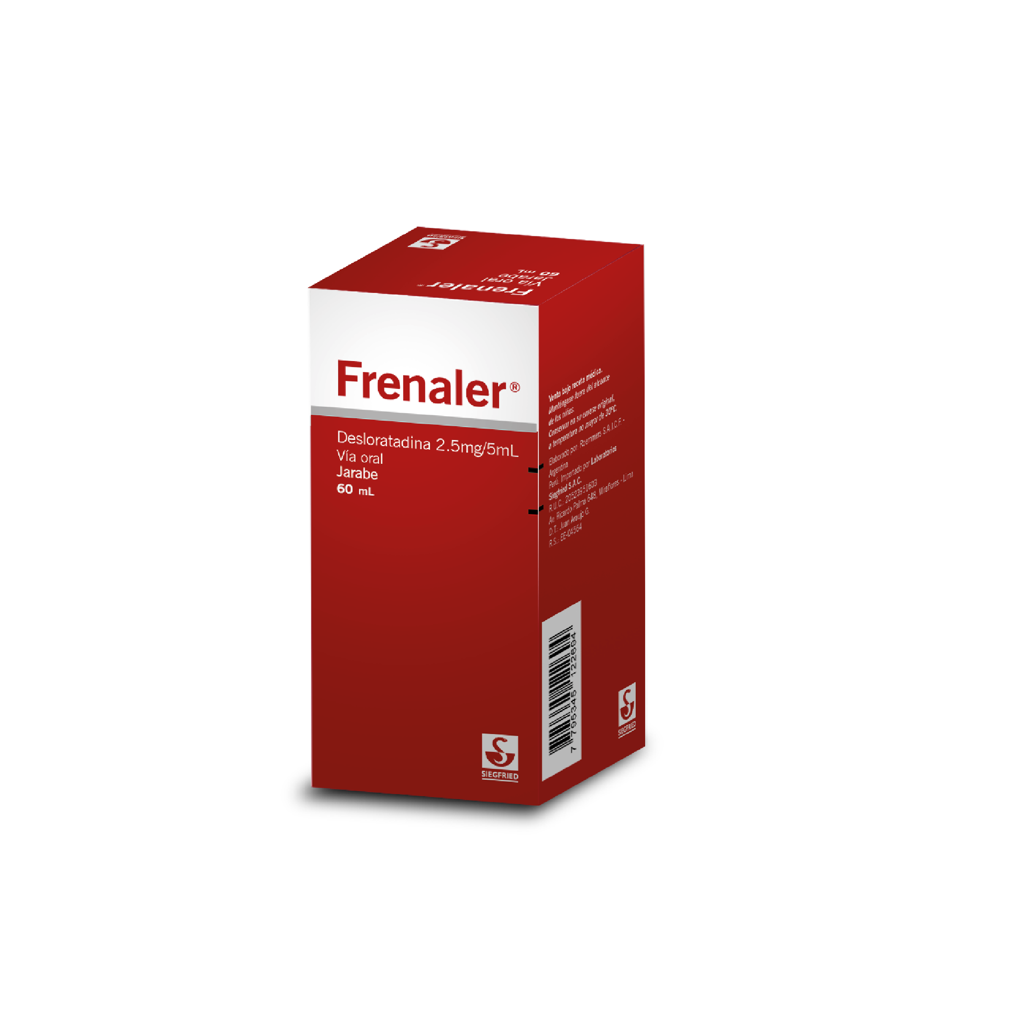 Frenaler 2.5mg/5ml - Frasco 60mL