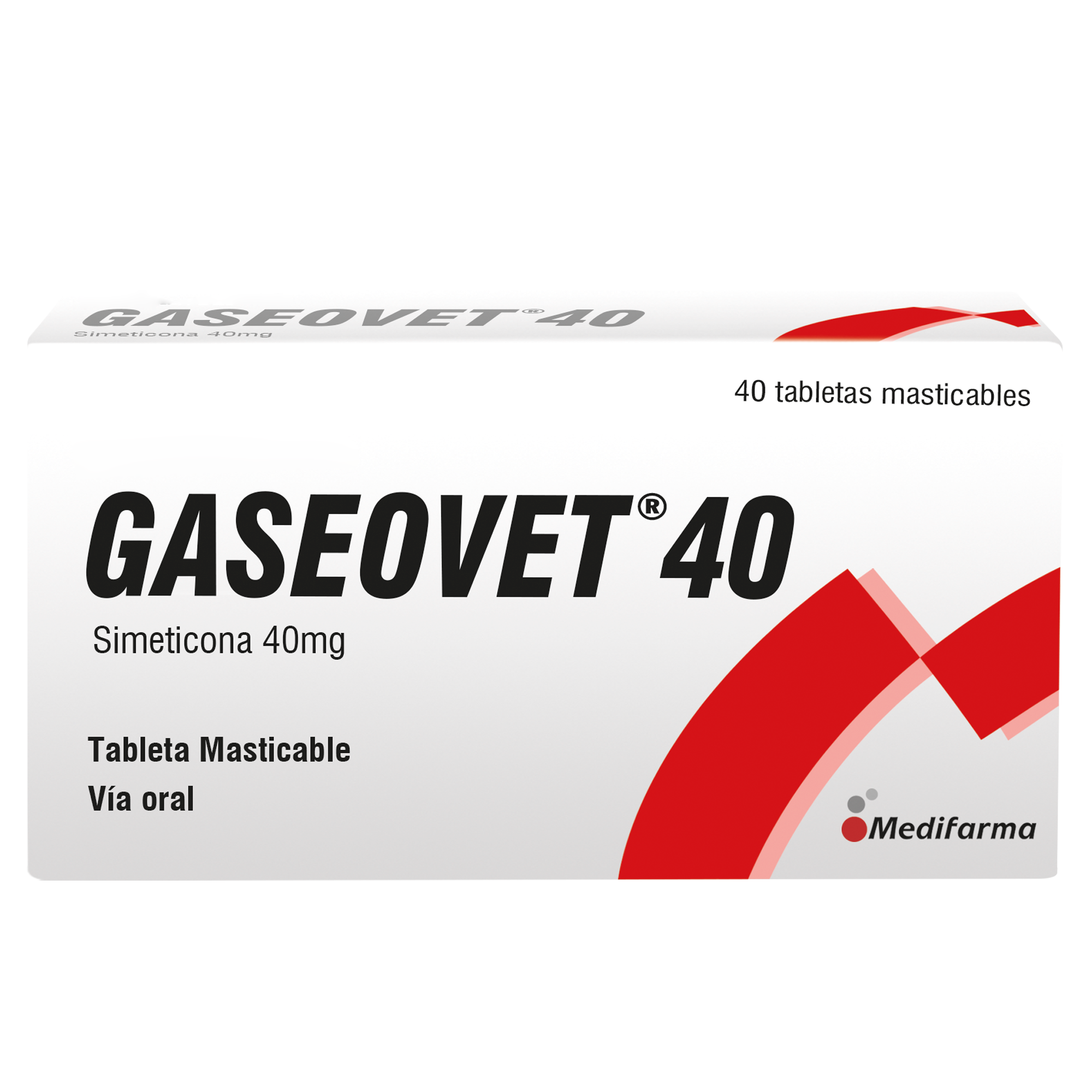 Gaseovet 40 Mg - Caja 40 Tabletas