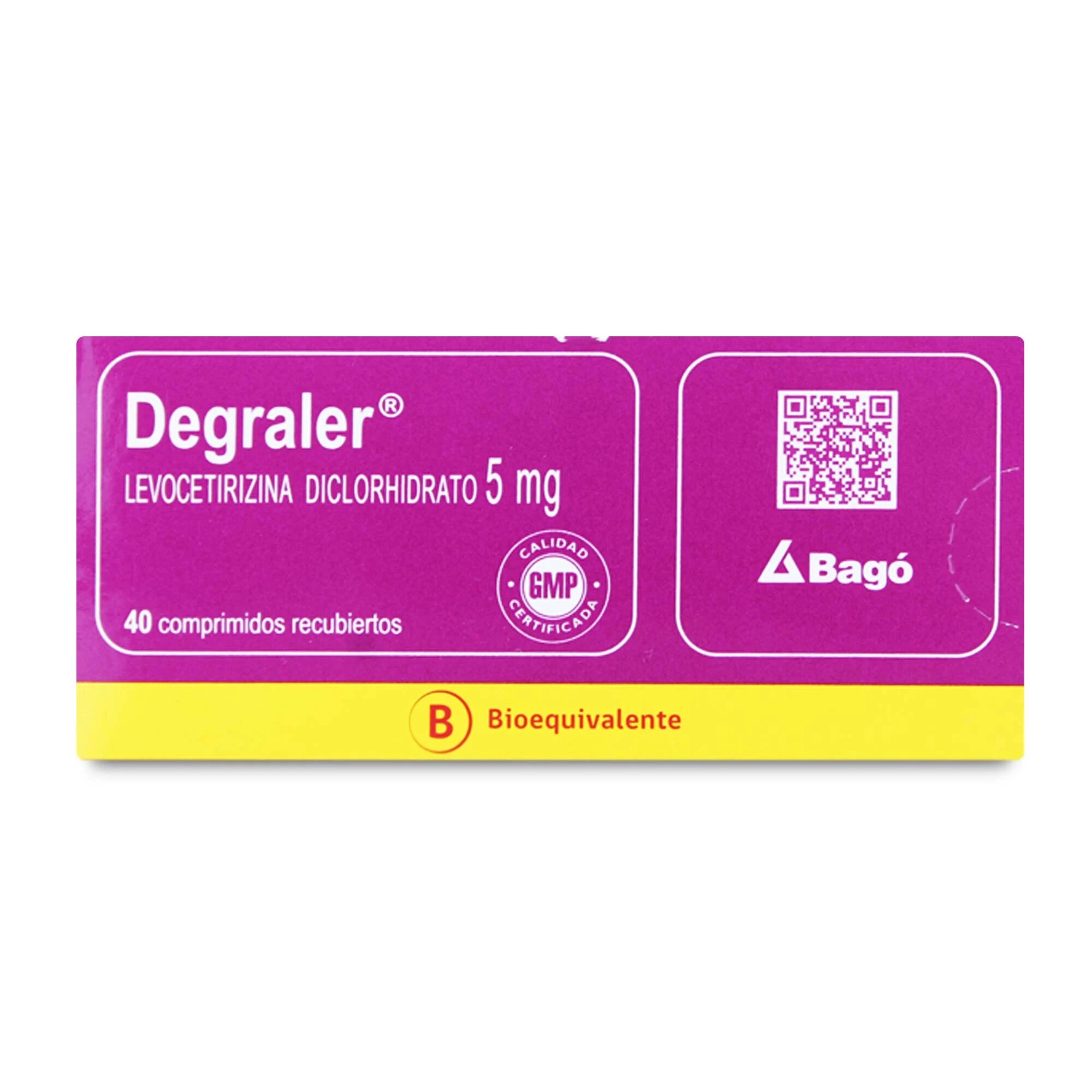 Degraler ODT 5mg - Caja 40 Comprimido