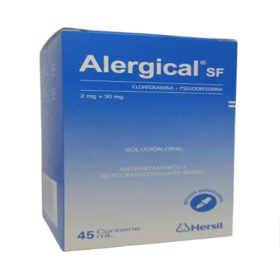 ALERGICAL SF 2MG+30MG SOL. ORAL x 45ML