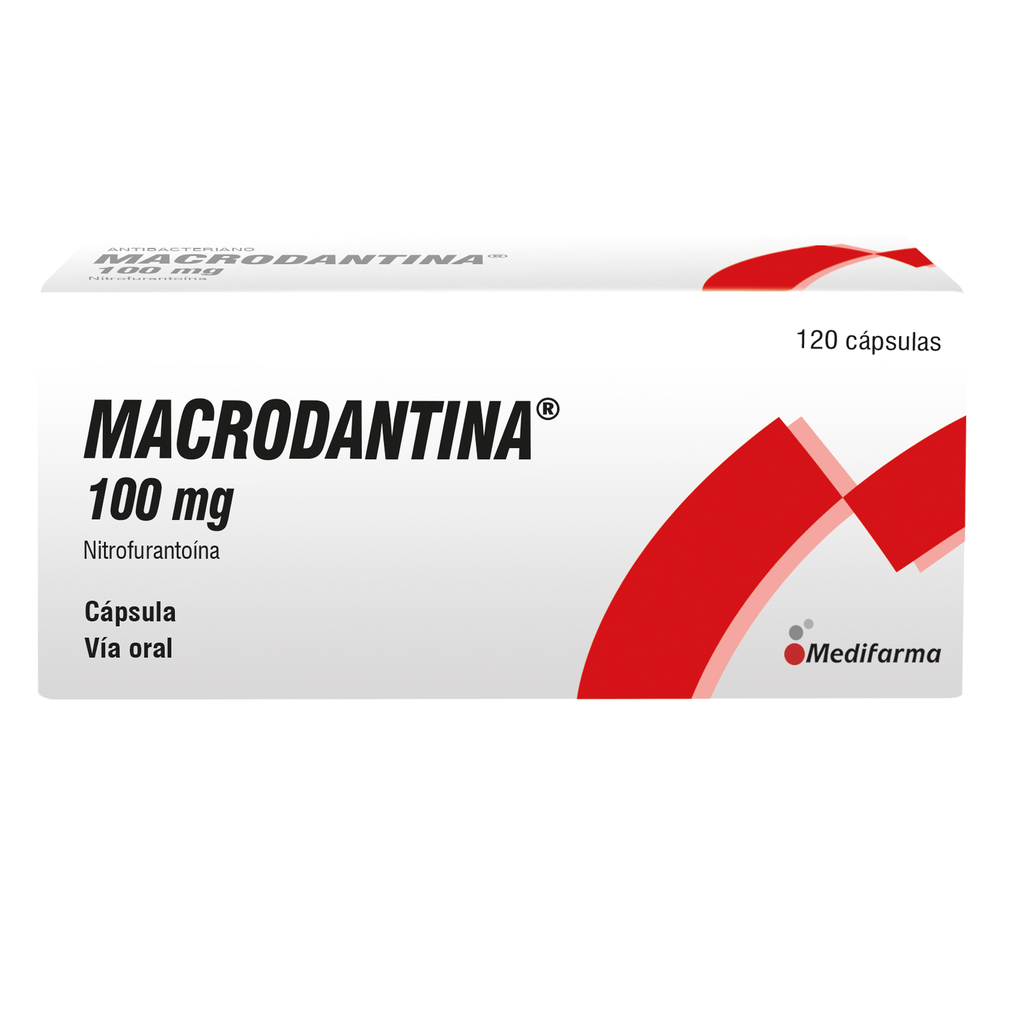 Macrodantina 100 Mg - Caja 120 Tabletas