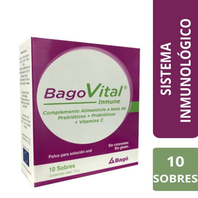 Bago Vital Inmune Solucion Oral 15G X 10 Sobres