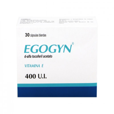 Egoyn 400UI Vitamina E  x 30 Cápsulas Blandas