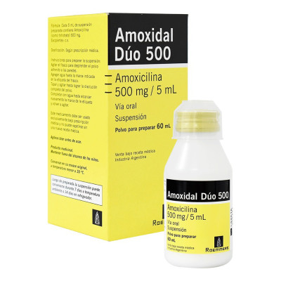 AMOXIDAL-DUO 500 mg x 60mL SUSP
