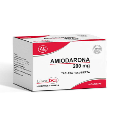 AMIODARONA 200 mg x 100 TAB