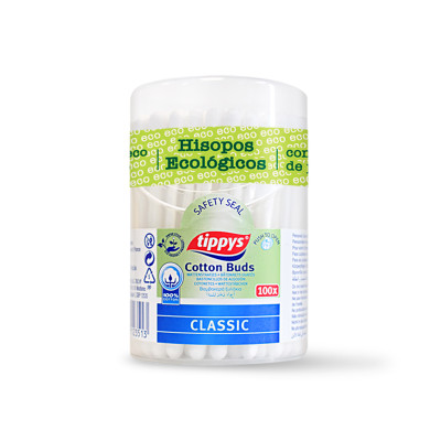 Hisopos Tippys Ecologicos Classic X 100