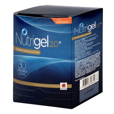 NUTRIGEL 2.0 NARANJA x 30 SOBRES