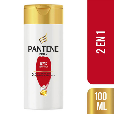 Pantene Pro-V Shampoo 2 En 1 Rizos Definidos 100Ml