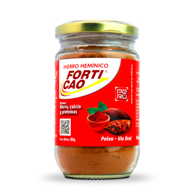 FORTICAO CACAO POLVO x 80g