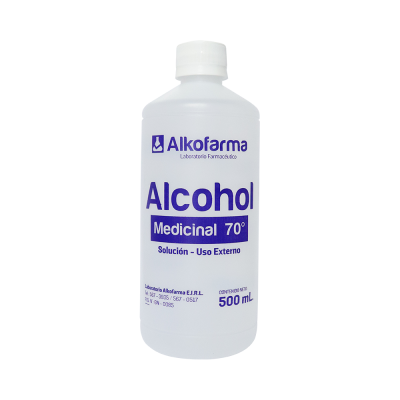 Alcohol 70 X 500mlAlkofarma Alcohol Medicinal 70° x 500 ml