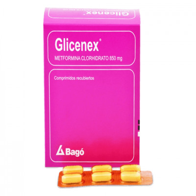 Glicenex 850Mg - 60 Comprimidos