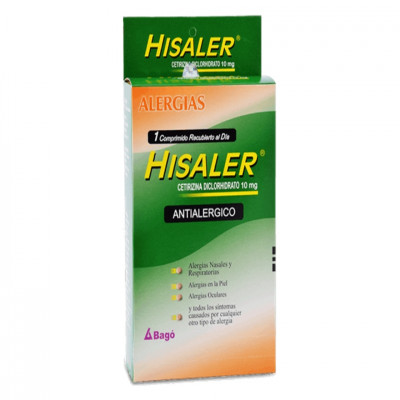Hisaler 10 Mg - 120 Comprimidos