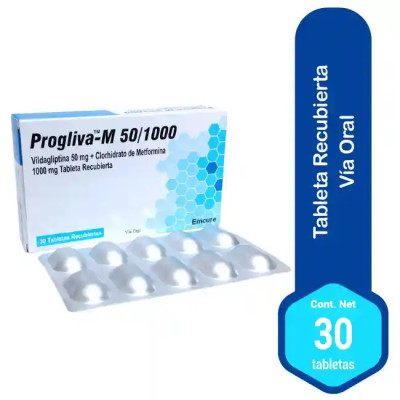 PROGLIVA-M 50/1000 mg x 30 TAB