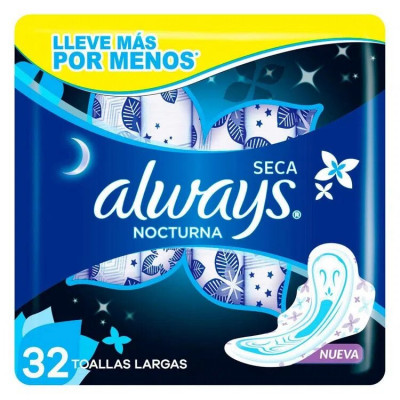 Always Seca Noche  x 32