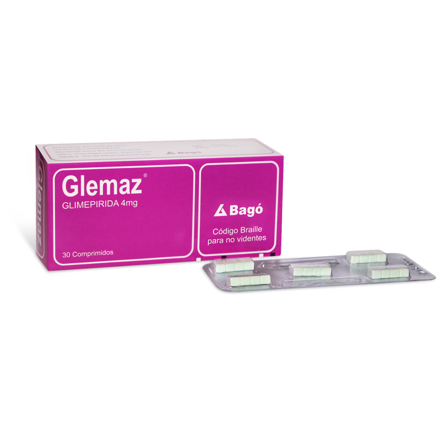 Glemaz 4mg - Caja 30 Comprimidos