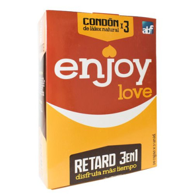 Enjoy Love Condon Retardante 3 En 1 X 24 Uni