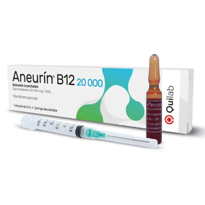 ANEURIN B12 20 000/2mL + JER x 1 AMP   