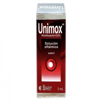 UNIMOX 0.5% x 5 mL SOL OFT