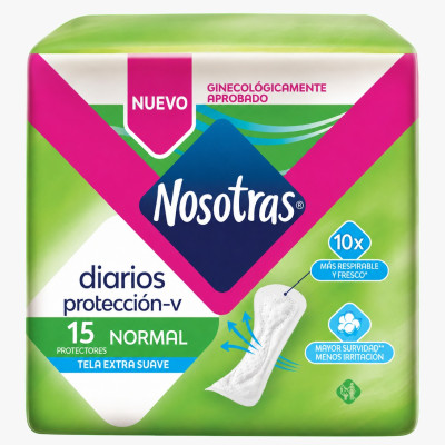 NOSOTRAS DIARIOS PROT/N  PH BALANCEADO x 15 UNI 