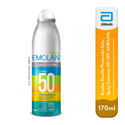 Emolan spray familia spf 50+170 ml