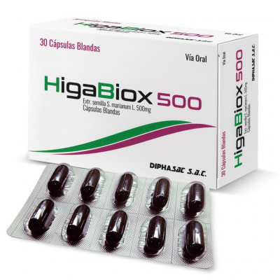 HIGABIOX 500mg x 30 CAPSULAS