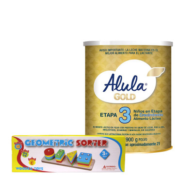 ALULA GOLD 3 x 900 gr + JUEGO DIDÁCTICO