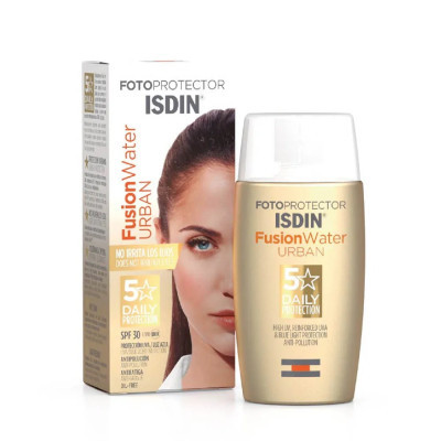 Fotoprotector ISDIN Fusion Water Urban SPF 30 - Frasco 50 Ml