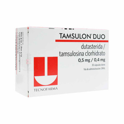 TAMSULON DUO 0.5/0.4 mg x 30 C+AP (AGOTADO)
