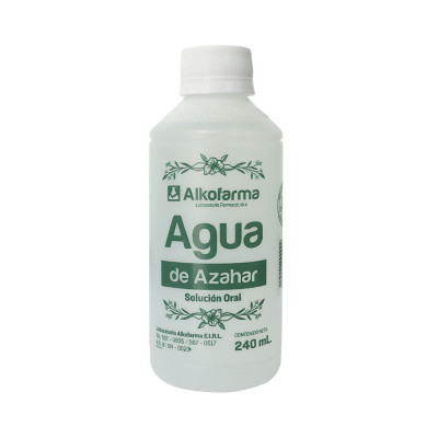 Agua de Azahar Alkofarma Solución Oral - Frasco 240 ML