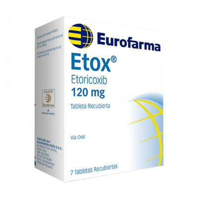 ETOX  120 mg x 7 TABLETAS