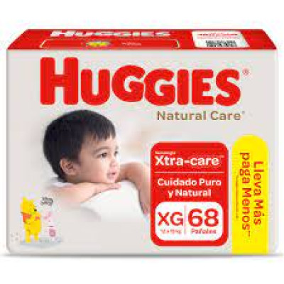 Huggies Natural Care Bigpack XG - 68UN