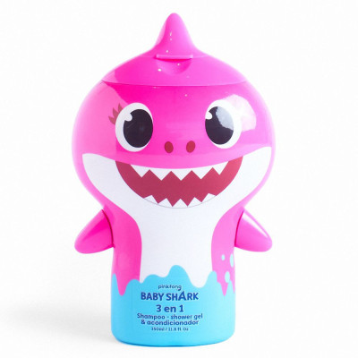 Babyshark Rosa 3D Shampoo 3 En 1 X 350 Ml
