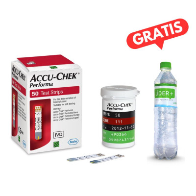 Tiras Reactivas Accu-Chek X 50 Performa