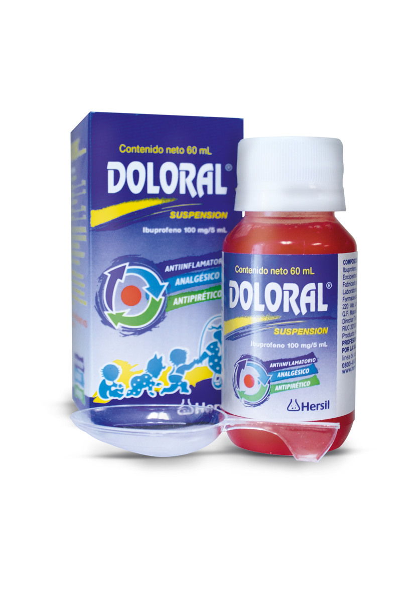 DOLORAL 100 mg x 60mL  JARABE